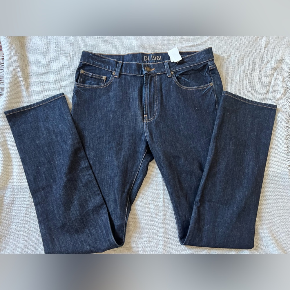 DL1961 Men's Dark Blue Straight Jeans
